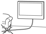 SONY KD43XE8096 - Cleinte 3a Tem, YTO6bI BO BpeM yCTaHOBKn TeJeBN3Op He NOBVerpaJcR BO3DeiCTBnIO TOJyKOB. - 1