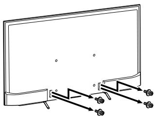SONY KD-55XE8096 - Demontaşi suportul de masă de la televizor. - 1