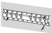 SONY KD-55XE8096 - Achten Sie darauf, die Wandhalterung entsprechend den Anweisungen in dieser Bedienungsanleitung sich an der Wand zu montieren. - 1