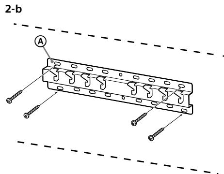 SONY KD-55XE8096 - Installation de la base au mur - 2
