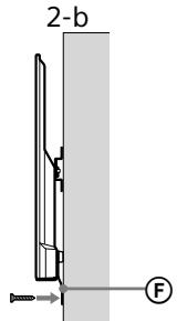 SONY KD-55XE8096 - Maintien en place du dessous du téléviseur. - 2