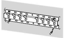 SONY KD-55XE8096 - Nosilec za stensko   montažo obvezno trdno   vgradite na steno po   navodilih v teh navodilih   za uporabo. - 1