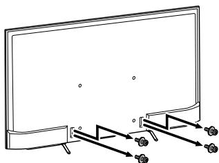 SONY KD49XE8096 - Afmonter tv'ets tv-fod. - 1