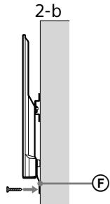 SONY KD49XE8096 - Evitare che il fondo del televisore si sposti. - 2