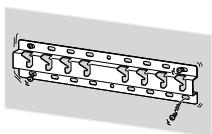 SONY KD49XE8096 - Veilles à installer le support de fixation murale solidement en suivant les instructions de ce mode d'emploi. - 1