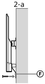 SONY KD49XE8096 - Preventing the bottom of the TV from shifting. - 1