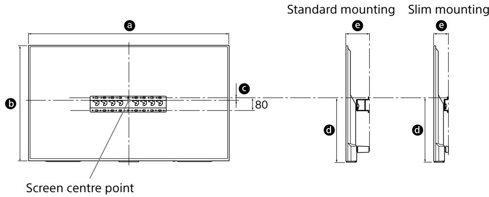 SONY KD49XE8096 - Decide on the installation location. - 1
