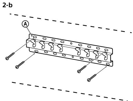 SONY KD49XE8096 - Az alap falra szerelése - 2