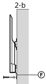 SONY KD49XE8096 - Zajistěte, aby se dolní Část televizoru neposunovala. - 2