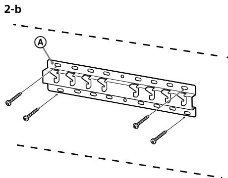 SONY KD49XE8096 - Installation de la base au mur - 2