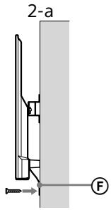 SONY KD49XE8096 - Maintien en place du dessous du téléviseur. - 1