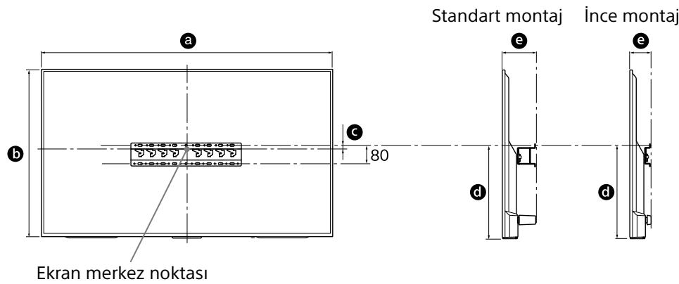 SONY KD43XE8096BAEP - Montaj konumuna karar verin. - 1