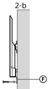 SONY KD43XE8096BAEP - Preventing the bottom of the TV from shifting. - 2