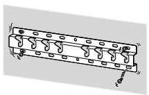 SONY KD43XE8096BAEP - Be sure to install the Wall-Mount Bracket securely to the wall following the instructions in this instruction manual. - 1