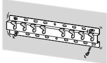 SONY KD49XE8096BAEP - Bevestig de wandmontagesteun stevig aan de muur volgens de instructies in deze gebruiksaanwijzing. - 1