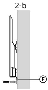 SONY KD49XE8096BAEP - Preventing the bottom of the TV from shifting. - 2