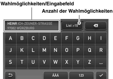 SONY NAV-U73T - Arbeiten mit der Tastatur - 1