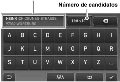 SONY NAV-U73T - Operaciones con el teclado - 1
