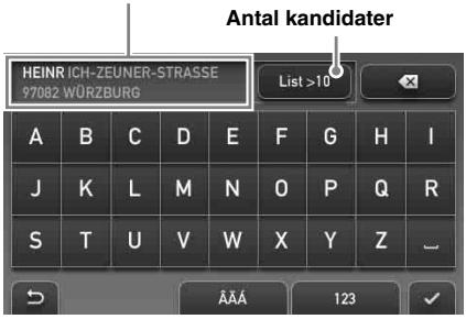 SONY NAV-U73T - Åtgärder frånt tangentbordet - 1