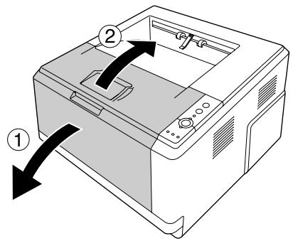 EPSON ACULASER M2400DT - Nettoyage de l'intérieur de l'imprimante - 1