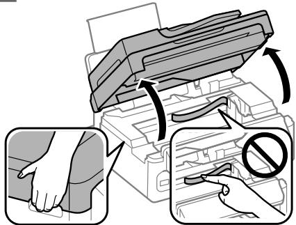 EPSON WF2530WF - Remover papel encravado do interior do produits - 2