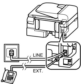 EPSON WF2540WF - Lijn delen met telefoontoestel - 3