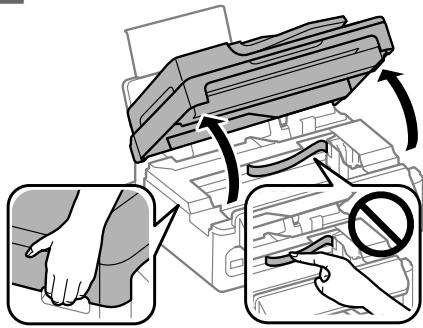 EPSON WORKFORCE WF-2520NF - Removing jammed paper from inside the product - 2