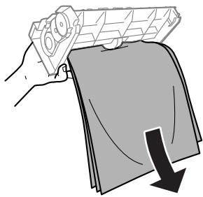 EPSON WF3540DTWF - Remover papel encravado da tampa posterior - 6