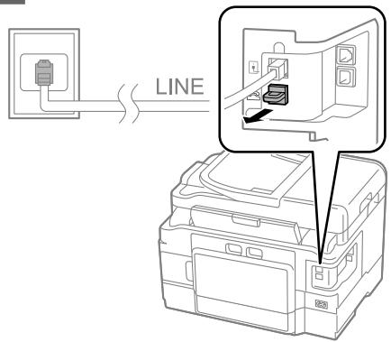EPSON WF3540DTWF - Partilhar uma LINHA com um dispositivo Telefonico - 2