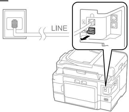 EPSON WF3540DTWF - Bei Verwendung einer mit einem Telefongerät geteilten Telefonleitung - 2