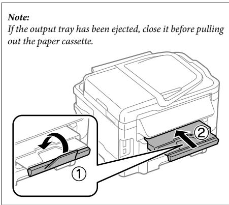 EPSON WF3540DTWF - Loading Paper into the Paper Cassette - 3