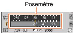 PANASONIC LUMIX DMC-TZ80 - Activer/désactiver l'affichage du posemètre - 1