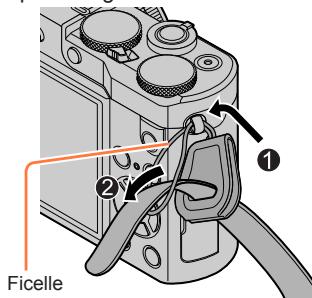 PANASONIC LUMIX DMC-TZ80 - Autre manière de fixer la bandoulière - 1