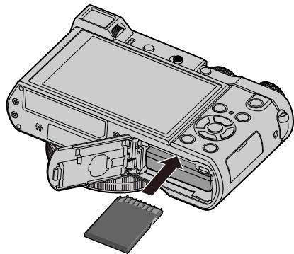 PANASONIC LUMIX DMC-TZ80 - Tz100/TZ101 insérer et retirer la carte (en option) - 3