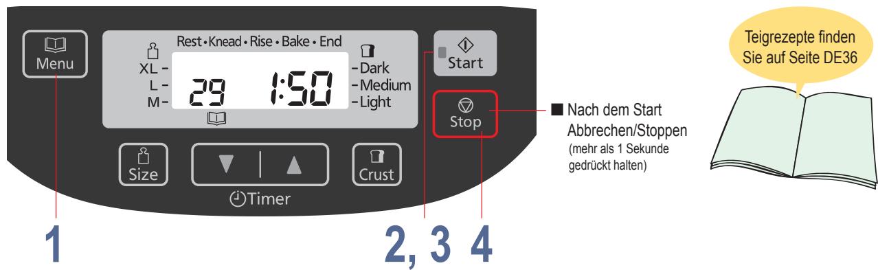 PANASONIC SD-ZB2512KXE - Teig für Brioche zubereiten - 1
