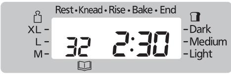 PANASONIC SD-ZB2512KXE - Set the cooking time - 2