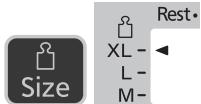 PANASONIC 2512 - To change the size - 1
