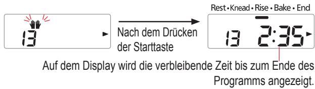 PANASONIC 2512 - Geben Sie zusätzliche Butter hinzu, wenn der Piepton ertönt, und drücken Sie dann erneut auf 'Start' - 1