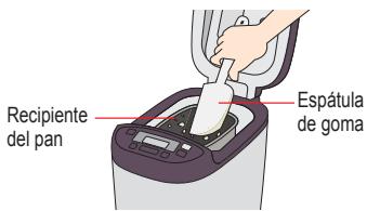 PANASONIC 2512 - Abra la tapa y cuando se oiga el pitido, raspe la harina antes de que transcurran 3关键时刻 - 1
