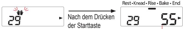 PANASONIC 2512 - Geben Sie zusätzliche Butter hinzu, wenn der Piepton ertönt, und drücken Sie dann erneut auf 'Start' - 1