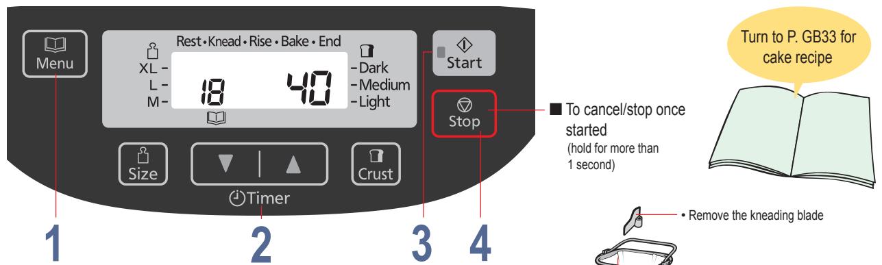 PANASONIC SD ZB2512 - Baking Cake - 1