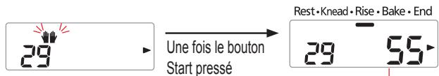 PANASONIC SD ZB2512 - Ajoutez le beurre supplémentaire quand le signal sonore retentit, puis appuyez de nouveau sur le 'start' (marche) - 1