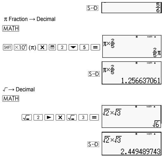 HP 300S X 30 - Examples of S-D Transformation - 3