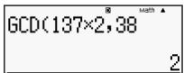 HP 300S X 30 - Greatest Common Divisor and Least Common Multiple - 8