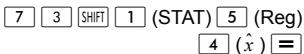 HP 300S X 30 - Other types of Regression Calculation: - 14