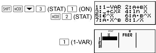 HP 300S X 30 - Single-variable Statistical Calculation - 1