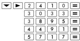 HP 300S X 45 - Other types of Regression Calculation: - 26