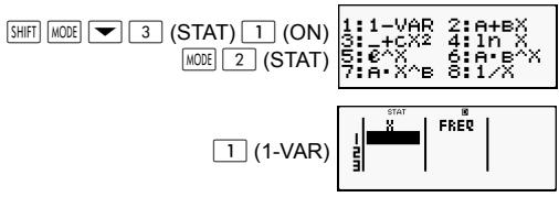 HP 300S X 45 - Single-variable Statistical Calculation - 1