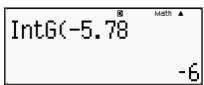 HP 300S X 45 - The Integer Function and the Greatest Integer Function - 8
