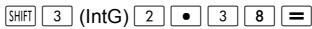 HP 300S X 45 - The Integer Function and the Greatest Integer Function - 5